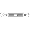 DIN1480 Electro-galvanized steel turnbuckle with hook and eye
